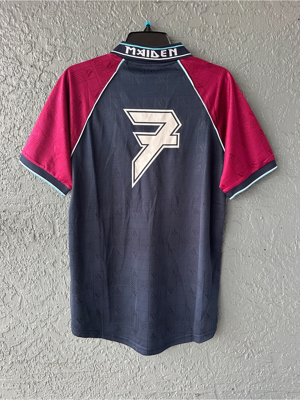 West Ham Iron Maiden Jersey Brave New World Blue Red Men’s - Picture 1 of 4